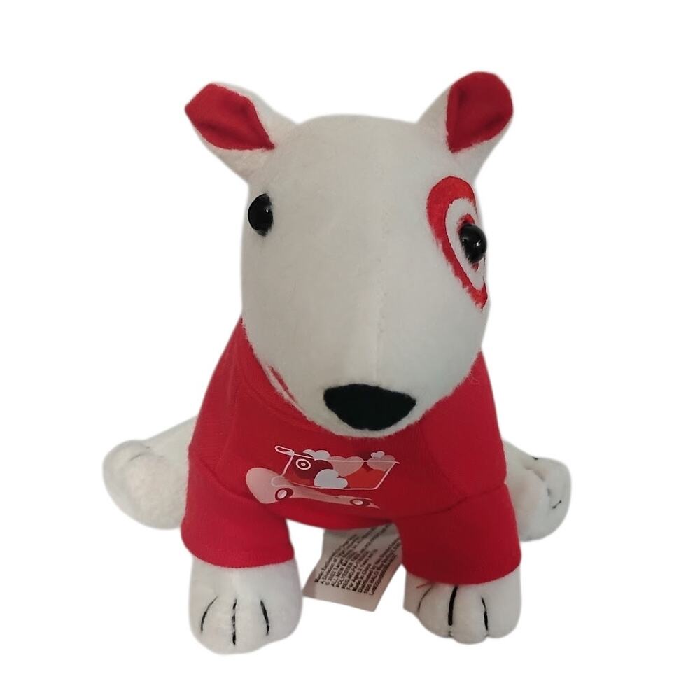 Target Bullseye Heart of Carts Dog Plush 7" T-Shirt 2022